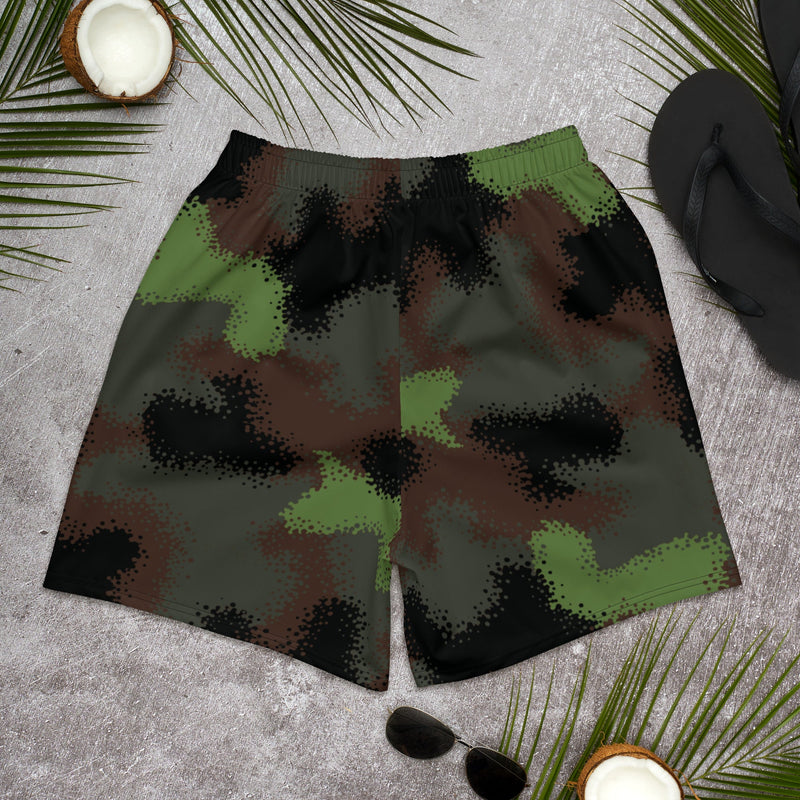Truppenversuch Punkttarnmuster CAMO Unisex Athletic Long Shorts
