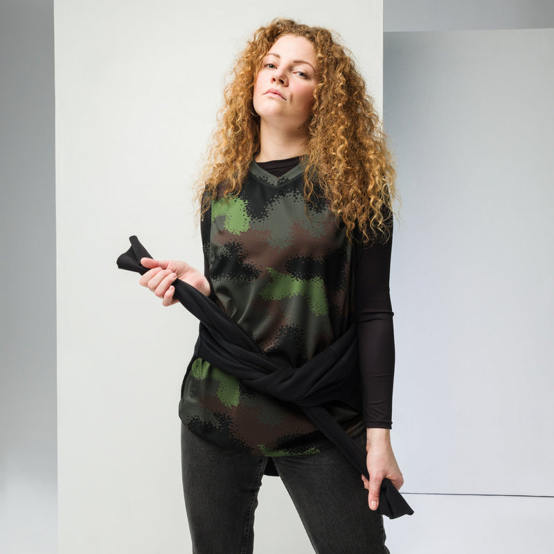 Truppenversuch Punkttarnmuster CAMO Unisex Basketball Jersey