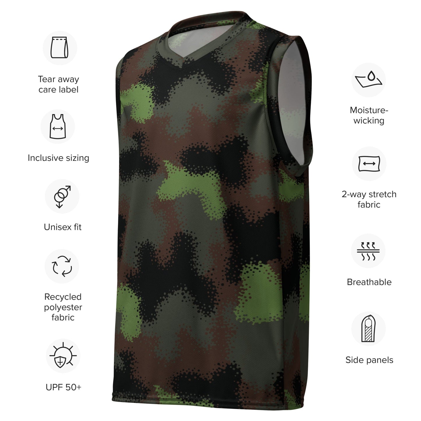 German Truppenversuch Punkttarnmuster CAMO unisex basketball jersey - Basketball Jerseys