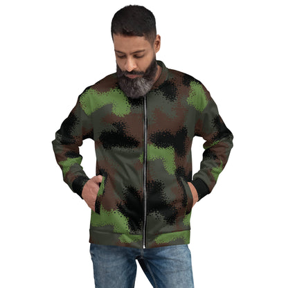 German Truppenversuch Punkttarnmuster CAMO Unisex Bomber Jacket - XS