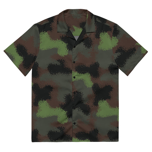 Truppenversuch Punkttarnmuster CAMO Unisex Short-Sleeve Button Shirt - 2XS - Button-Up