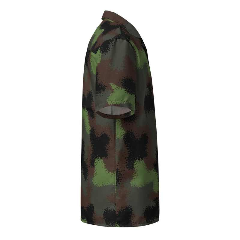 Truppenversuch Punkttarnmuster CAMO Unisex Short-Sleeve Button Shirt - Button-Up