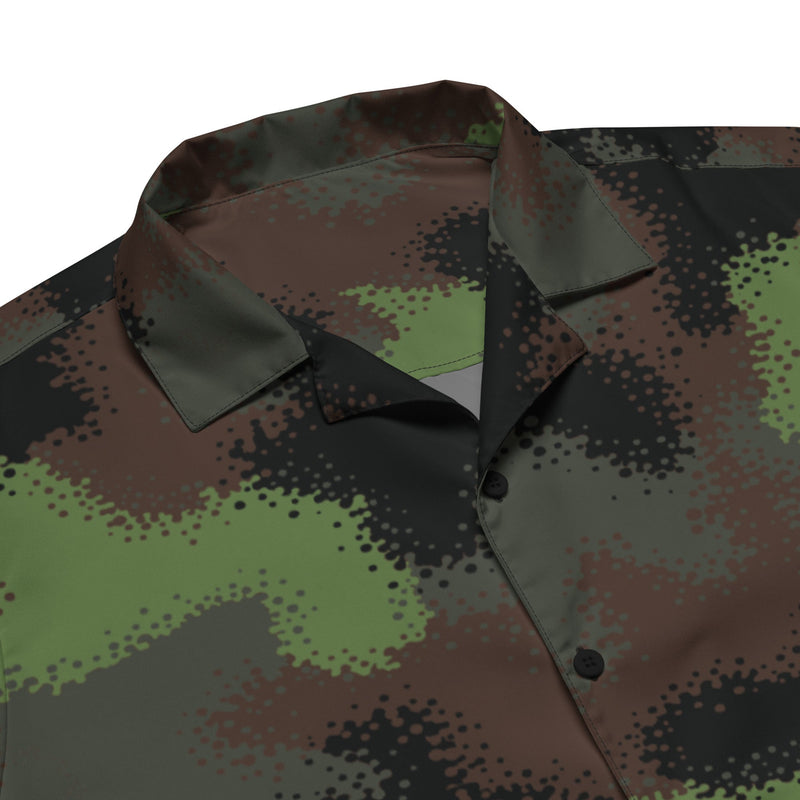 Truppenversuch Punkttarnmuster CAMO Unisex Short-Sleeve Button Shirt - Button-Up