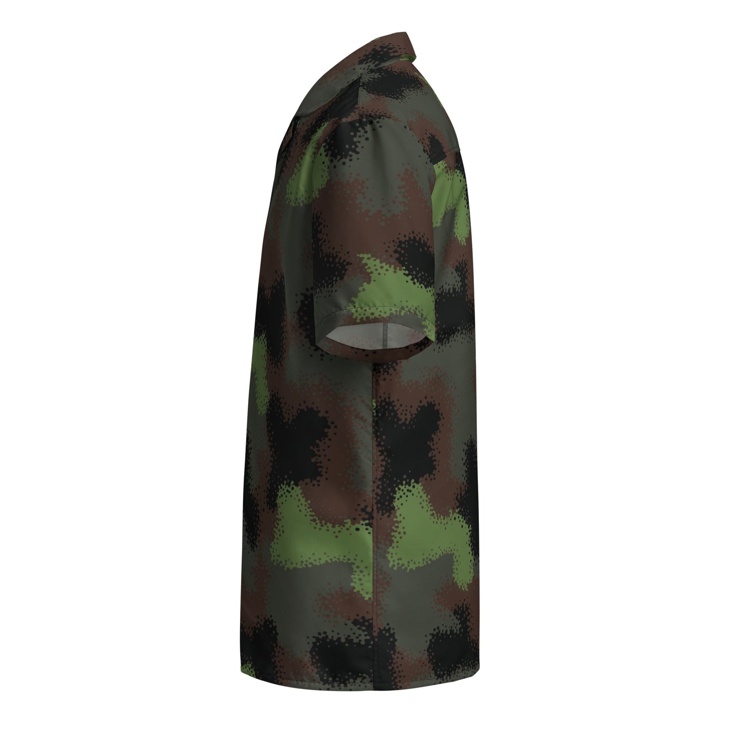 German Truppenversuch Punkttarnmuster CAMO Unisex Short-Sleeve Button Shirt