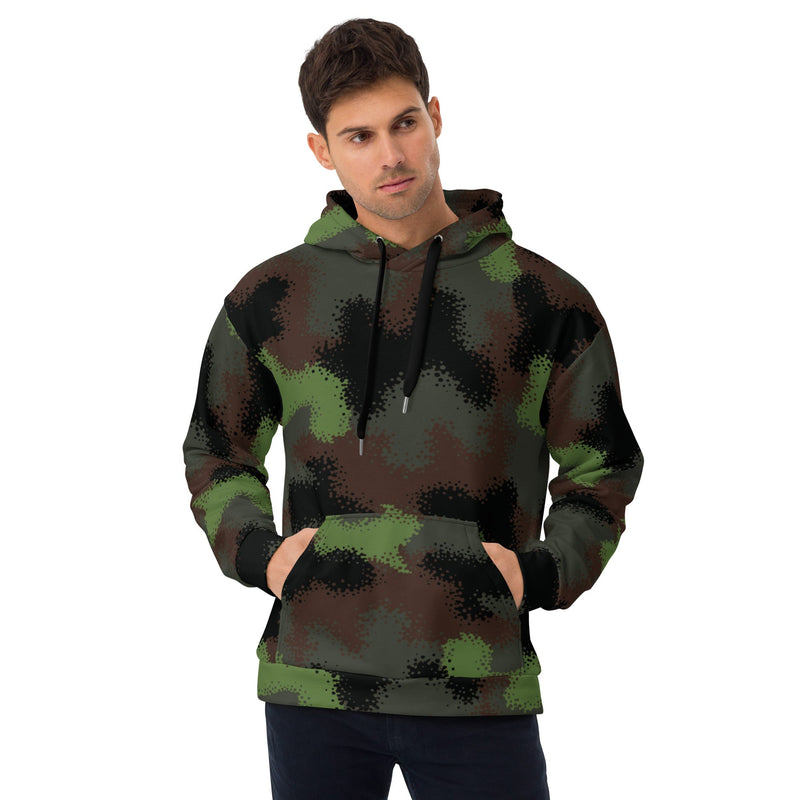 Truppenversuch Punkttarnmuster CAMO Unisex Hoodie - 2XS