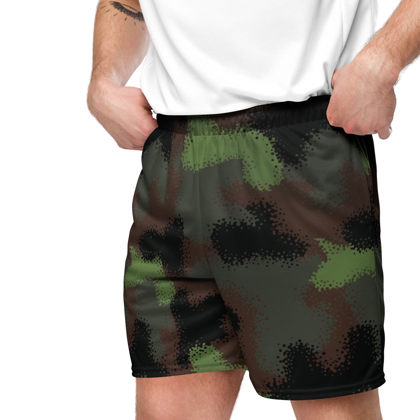 German Truppenversuch Punkttarnmuster CAMO Unisex mesh shorts - Mesh Shorts