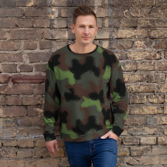 German Truppenversuch Punkttarnmuster CAMO Unisex Sweatshirt - 2XS - Sweatshirts