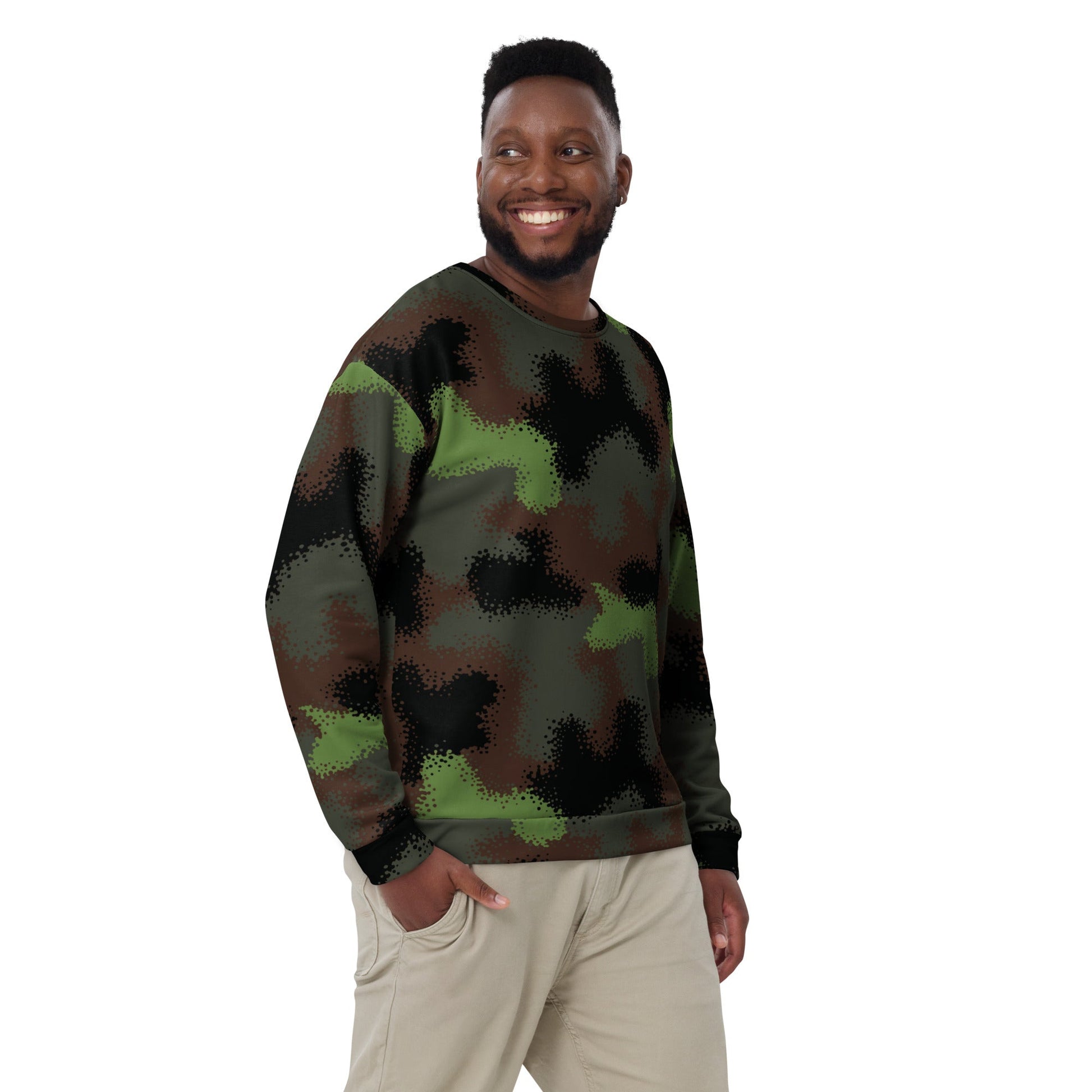 German Truppenversuch Punkttarnmuster CAMO Unisex Sweatshirt