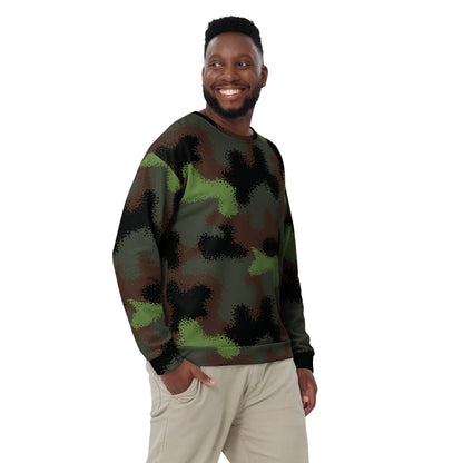 German Truppenversuch Punkttarnmuster CAMO Unisex Sweatshirt