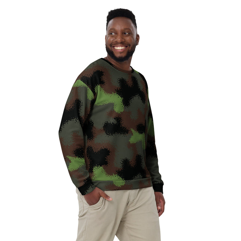 Truppenversuch Punkttarnmuster CAMO Unisex Sweatshirt