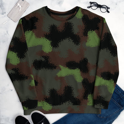 German Truppenversuch Punkttarnmuster CAMO Unisex Sweatshirt