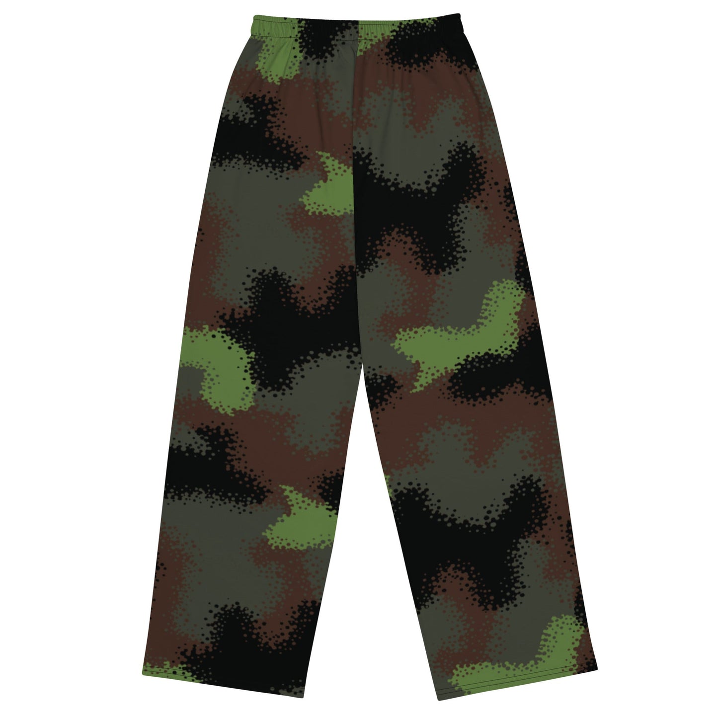 German Truppenversuch Punkttarnmuster CAMO Unisex Wide-Leg Leisure Pants