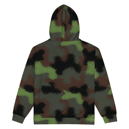 German Truppenversuch Punkttarnmuster CAMO Unisex zip hoodie - Zip Hoodies