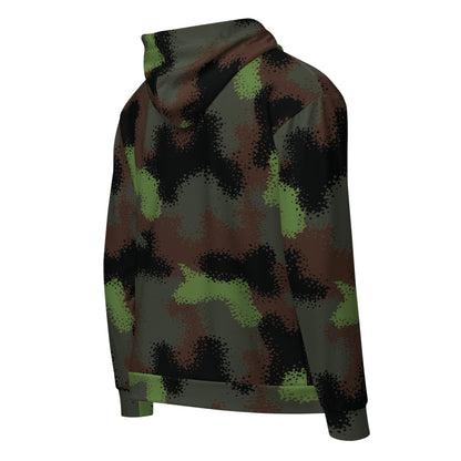 German Truppenversuch Punkttarnmuster CAMO Unisex zip hoodie - Zip Hoodies