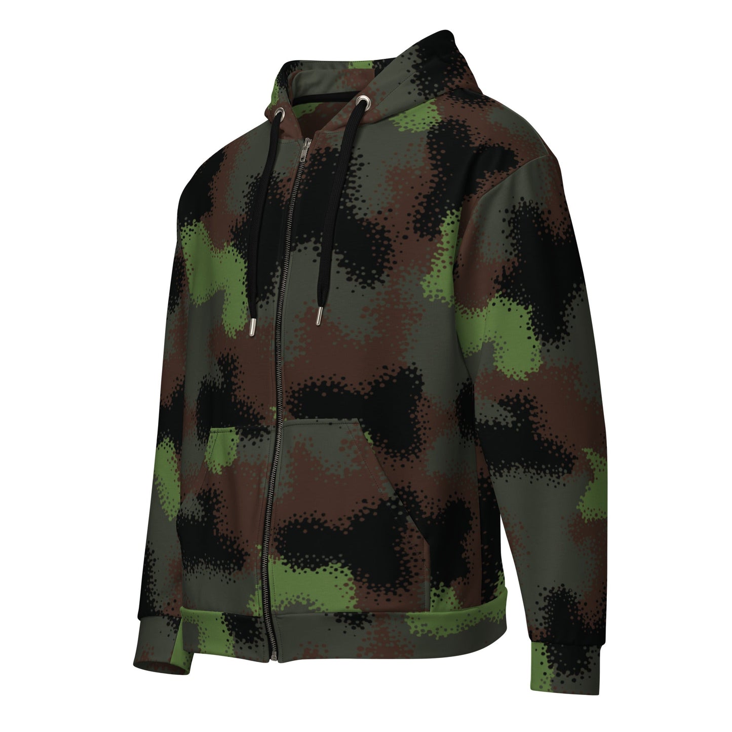 German Truppenversuch Punkttarnmuster CAMO Unisex zip hoodie - Zip Hoodies