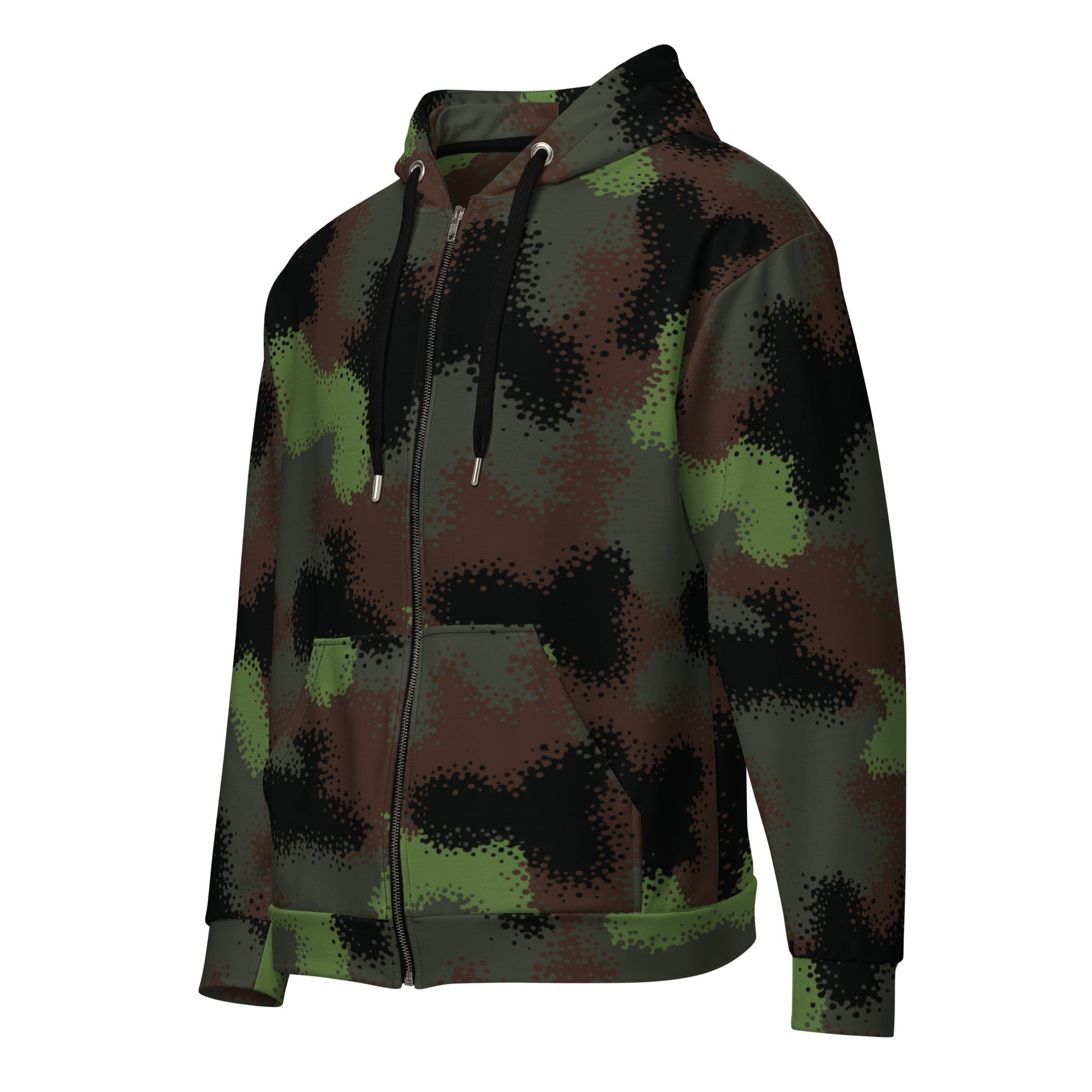German Truppenversuch Punkttarnmuster CAMO Unisex zip hoodie - Zip Hoodies