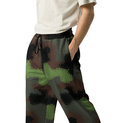 German Truppenversuch Punkttarnmuster CAMO Unisex Wide-Leg Joggers