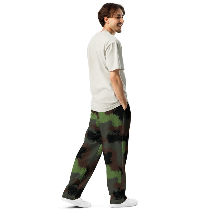 Truppenversuch Punkttarnmuster CAMO Unisex Wide-Leg Joggers