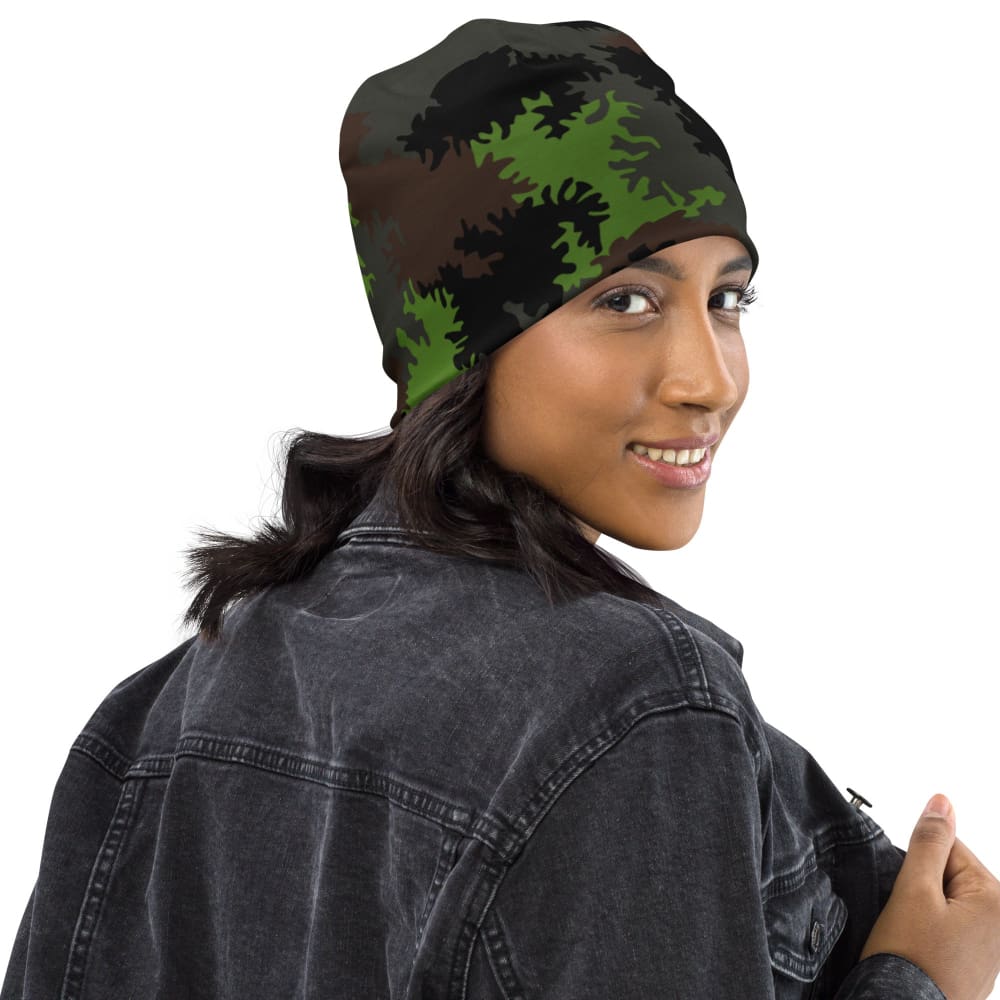 German Truppenversuch Sägezahnmuster CAMO Skull Cap - Beanie