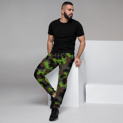 German Truppenversuch Sägezahnmuster CAMO Men’s Joggers - Mens