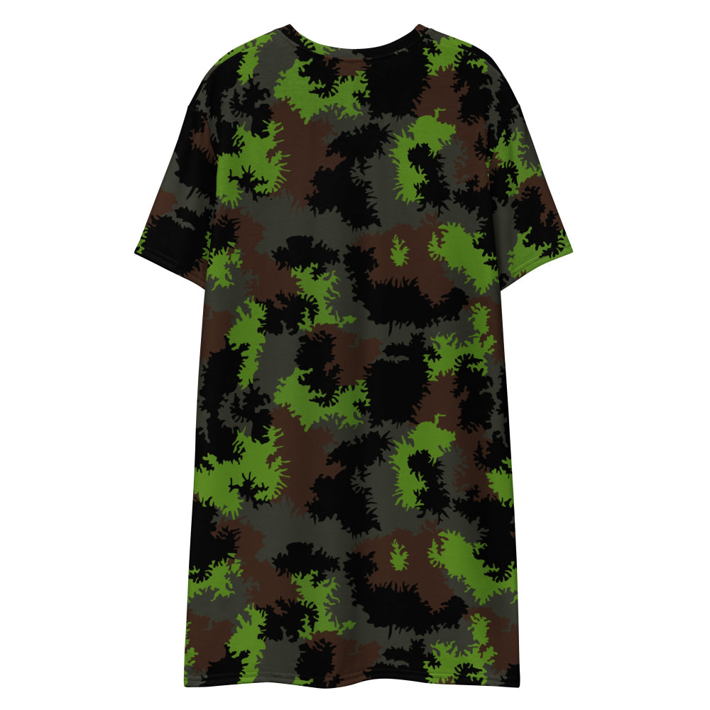 German Truppenversuch Sägezahnmuster CAMO T-shirt dress - Womens T-Shirt Dress