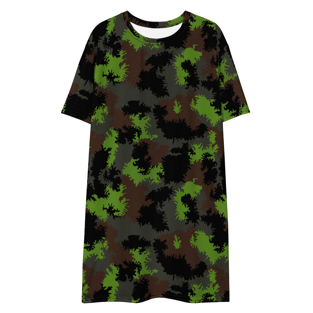 German Truppenversuch Sägezahnmuster CAMO T-shirt dress - Womens T-Shirt Dress