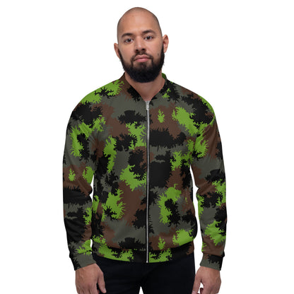 German Truppenversuch Sägezahnmuster CAMO Unisex Bomber Jacket