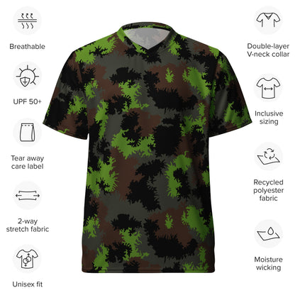 German Truppenversuch Sägezahnmuster CAMO unisex sports jersey - Unisex Sports Jersey