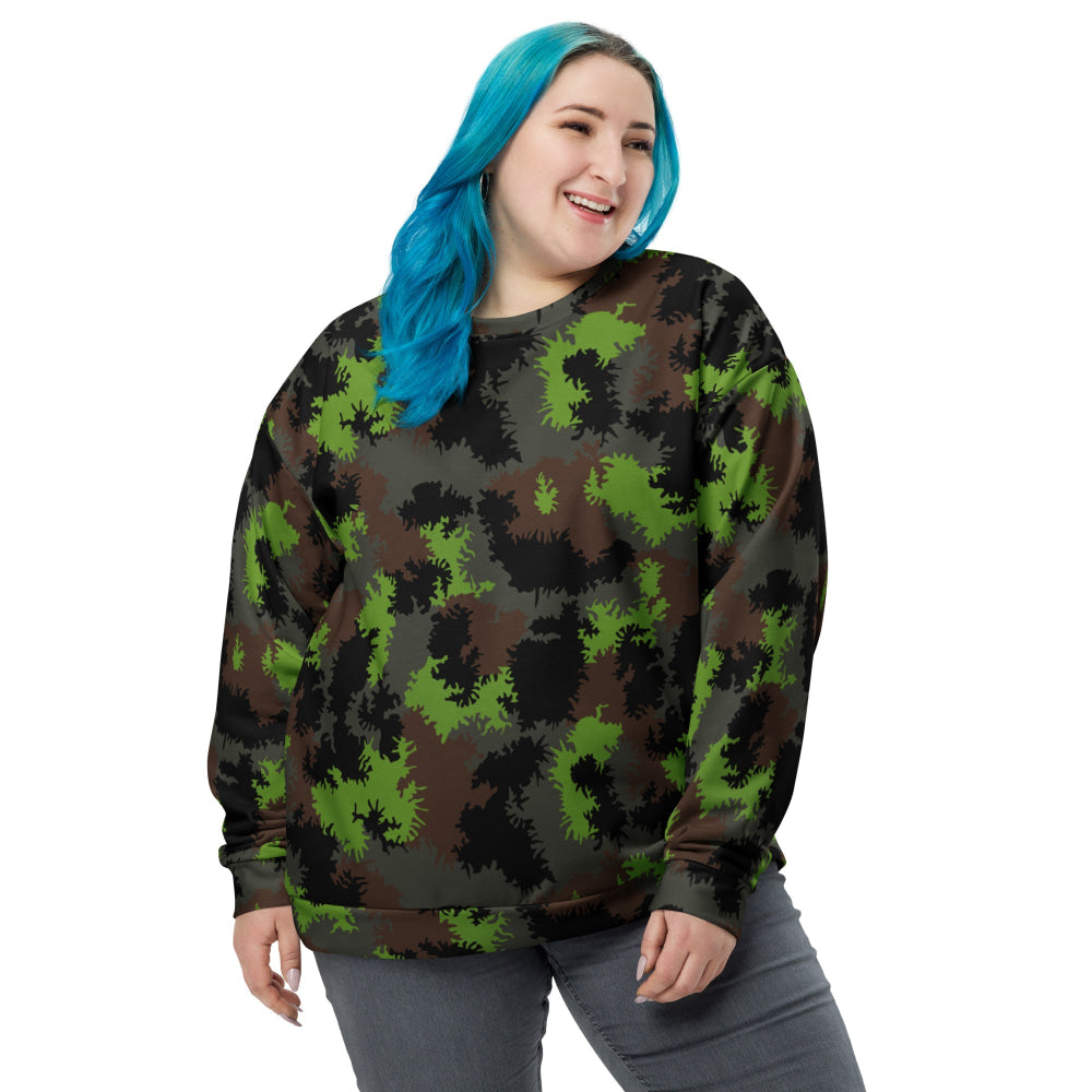 German Truppenversuch Sägezahnmuster CAMO Unisex Sweatshirt