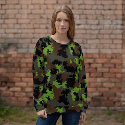 German Truppenversuch Sägezahnmuster CAMO Unisex Sweatshirt