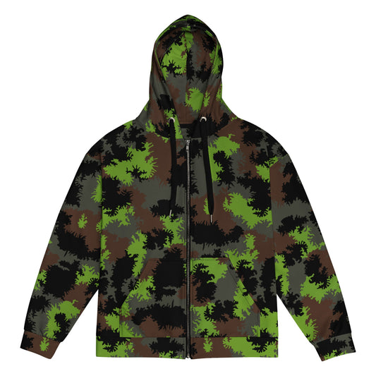 German Truppenversuch Sägezahnmuster CAMO Unisex zip hoodie - Zip Hoodie