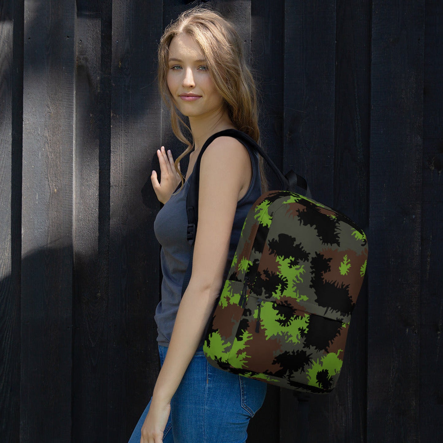 German Truppenversuch Sagezahnmuster CAMO Backpack