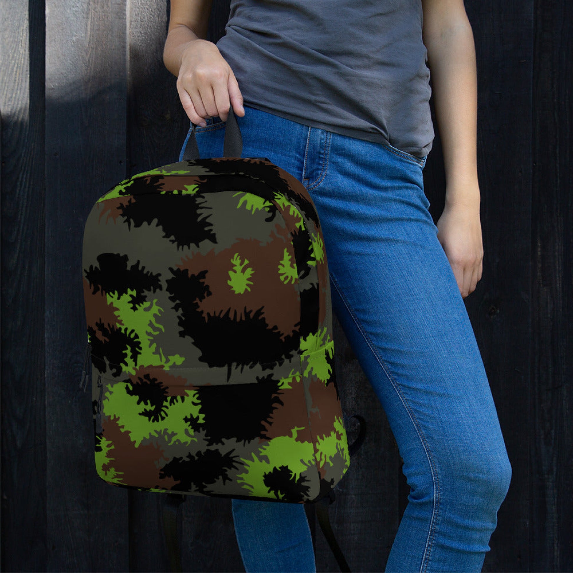 German Truppenversuch Sagezahnmuster CAMO Backpack