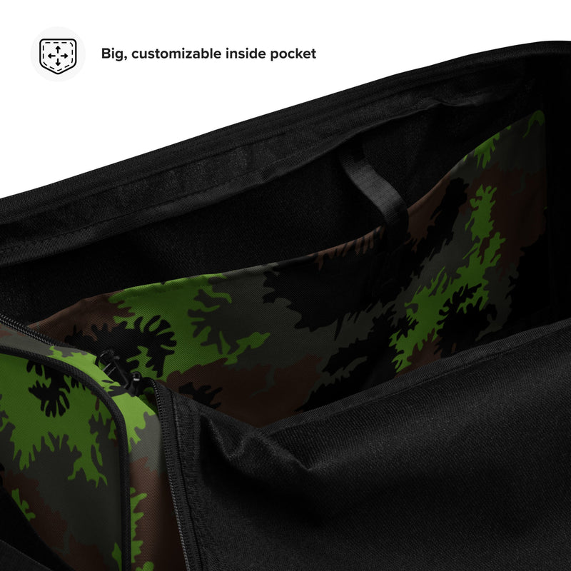 Truppenversuch Sagezahnmuster CAMO Duffle Bag