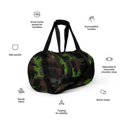 German Truppenversuch Sagezahnmuster CAMO Gym Bag