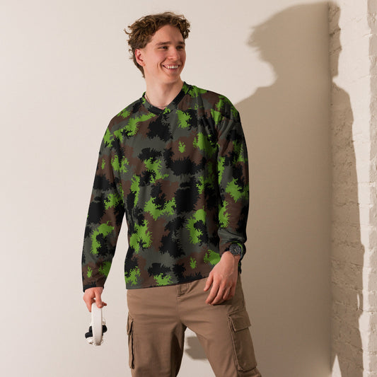 German Truppenversuch Sagezahnmuster CAMO hockey fan jersey - Hockey Jerseys