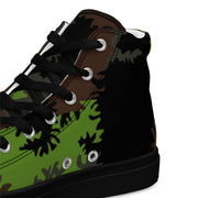 Truppenversuch Sagezahnmuster CAMO Mens High-Top Canvas Shoes