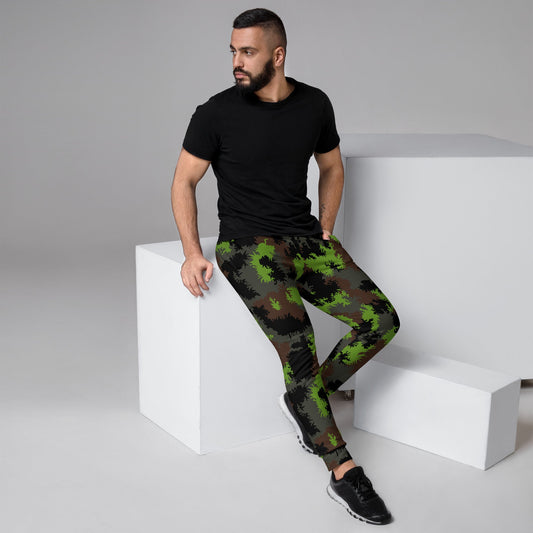 German Truppenversuch Sagezahnmuster CAMO Mens Joggers - XS