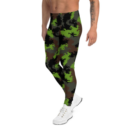 German Truppenversuch Sagezahnmuster CAMO Mens Leggings