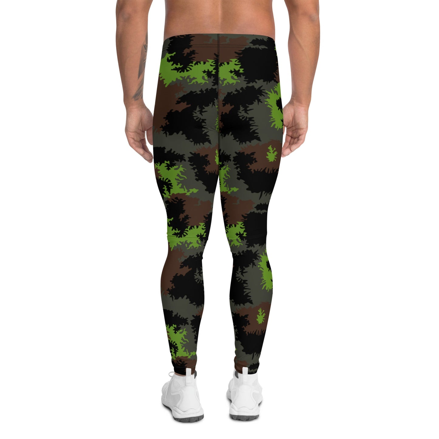 German Truppenversuch Sagezahnmuster CAMO Mens Leggings