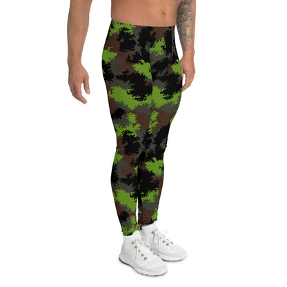 German Truppenversuch Sagezahnmuster CAMO Mens Leggings