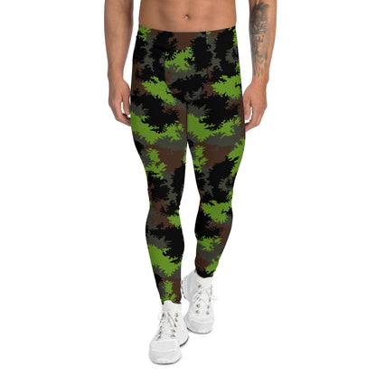 German Truppenversuch Sagezahnmuster CAMO Mens Leggings - XS