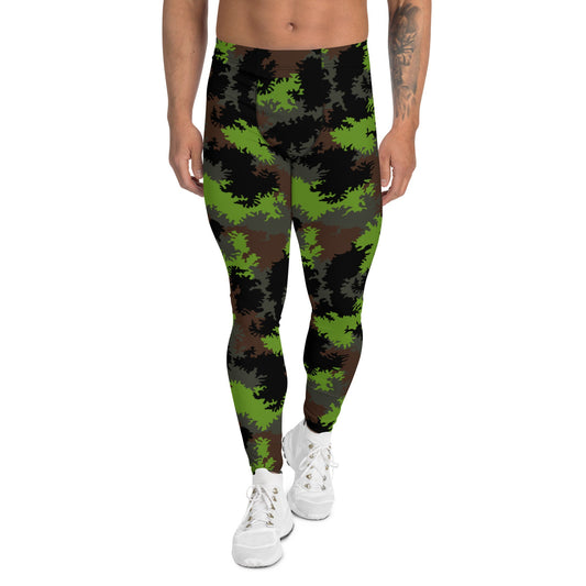 German Truppenversuch Sagezahnmuster CAMO Mens Leggings - XS