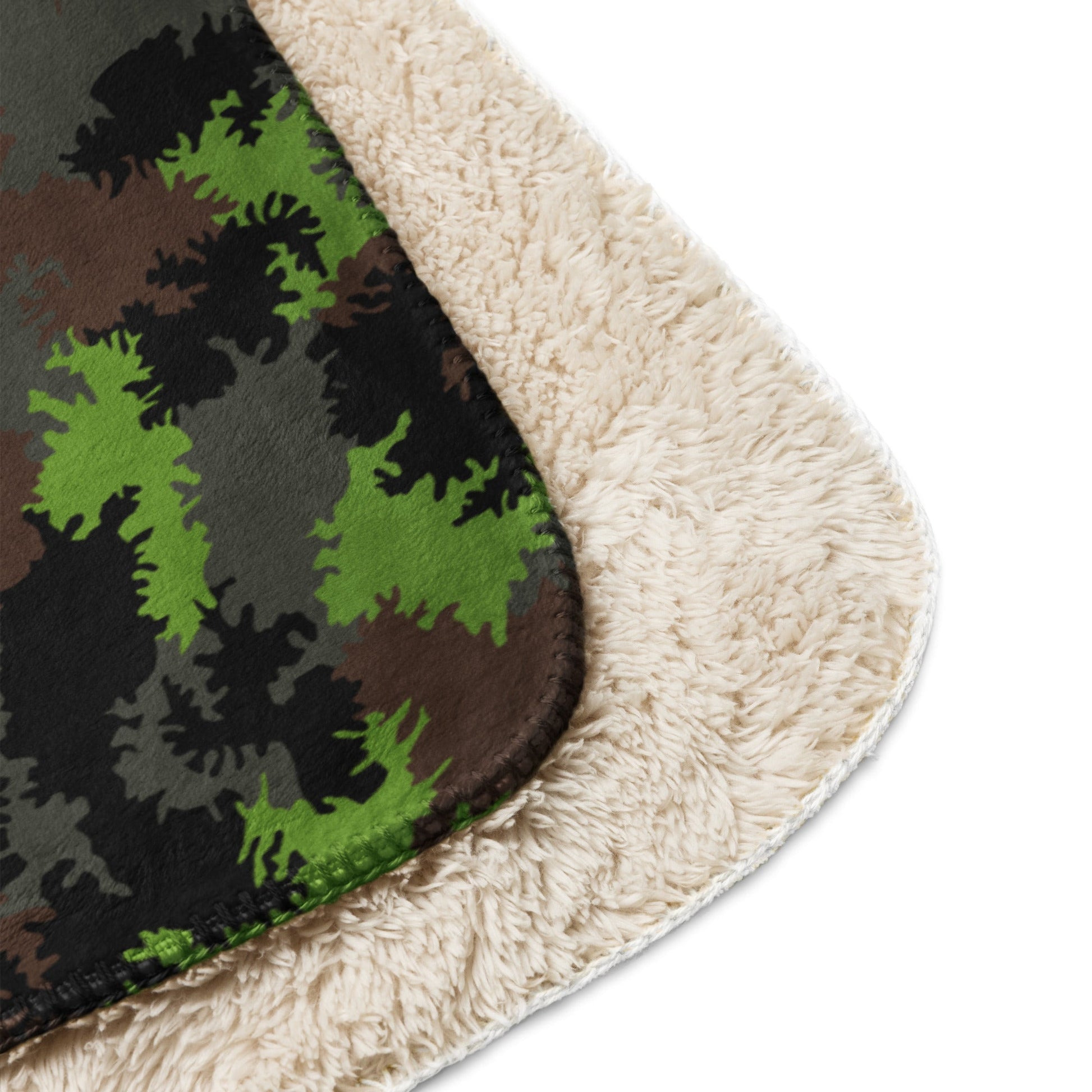 German Truppenversuch Sagezahnmuster CAMO Sherpa blanket - Blankets