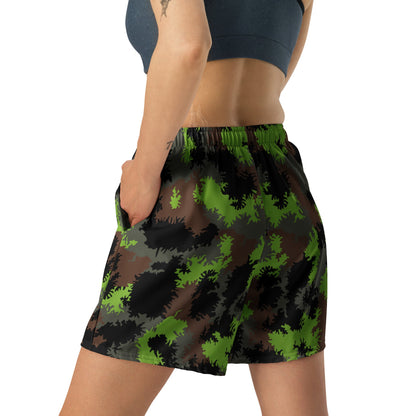 German Truppenversuch Sagezahnmuster CAMO Unisex Athletic Long Shorts