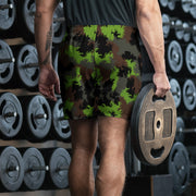 Truppenversuch Sagezahnmuster CAMO Unisex Athletic Long Shorts