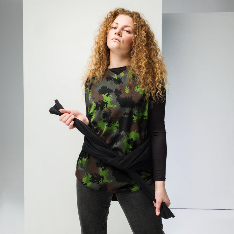 Truppenversuch Sagezahnmuster CAMO Unisex Basketball Jersey