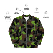Truppenversuch Sagezahnmuster CAMO Unisex Bomber Jacket