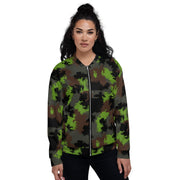 Truppenversuch Sagezahnmuster CAMO Unisex Bomber Jacket
