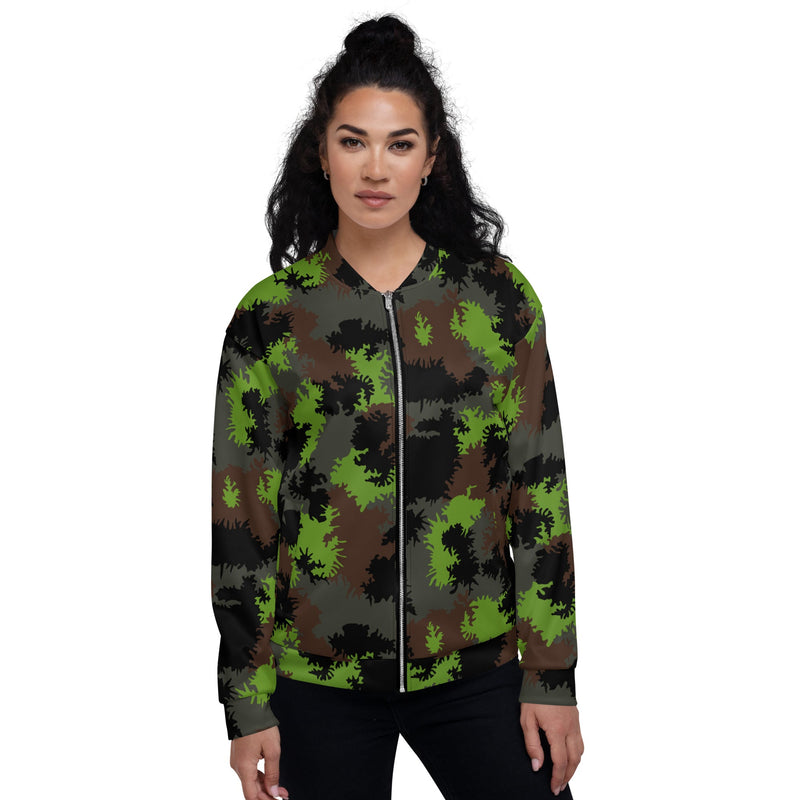 Truppenversuch Sagezahnmuster CAMO Unisex Bomber Jacket